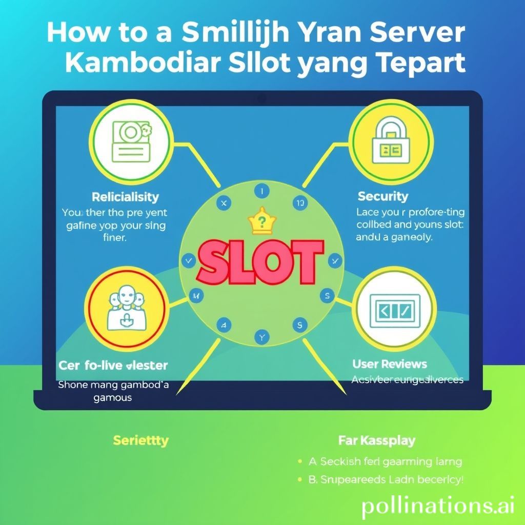 Cara Memilih Server Slot Kamboja yang Tepat